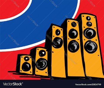 Audio and home theater components vector image