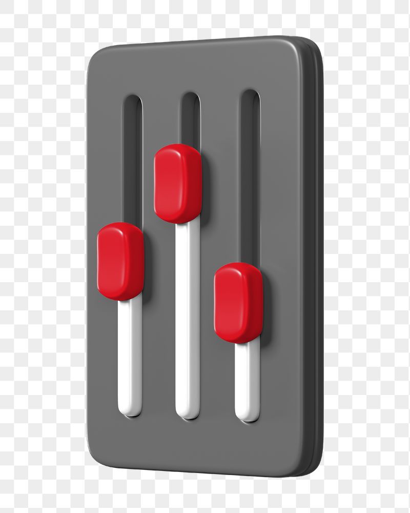 Audio control panel png sticker, | Free PNG - rawpixel