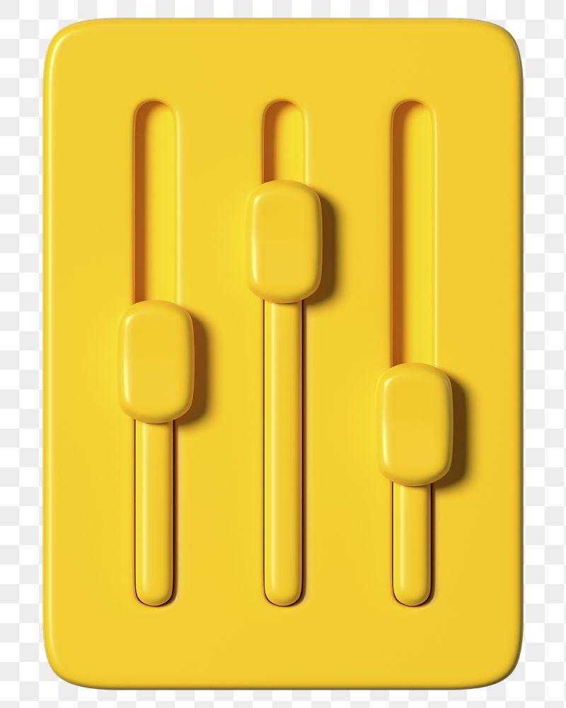Audio control png sticker, 3D | Free PNG - rawpixel