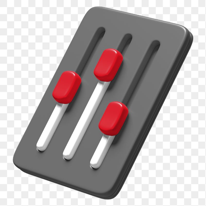 Audio control png sticker, 3D | Free PNG - rawpixel