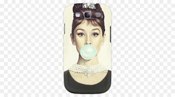 Audrey Hepburn Breakfast at Tiffany's Chewing gum Bubble gum Art - chewing gum 