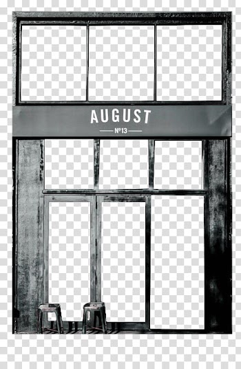 , August frame art transparent background PNG clipart