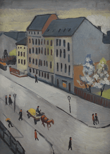 August Macke - Our street | Free Photo - rawpixel