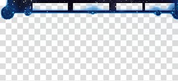 Aurelion Sol League of Legends Overlay, rectangular blue and black frame transparent background PNG clipart