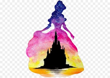 Aurora Belle Ariel Disney Princess Watercolor painting - Disney Princess 