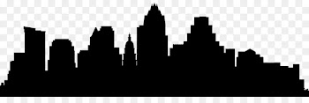 Austin Skyline Silhouette Royalty-free - city silhouette 