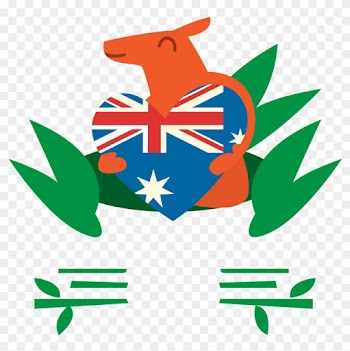 Australia Day Kangaroo Koala - Australia And New Zealand Flags