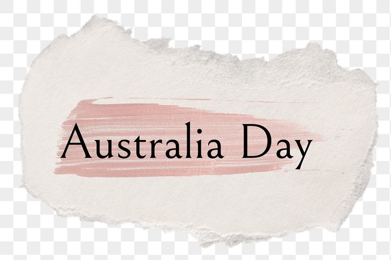 Australia day png ripped paper | Free PNG - rawpixel