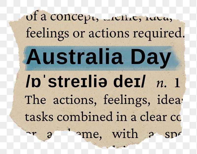 Australia Day png word sticker, | Free PNG - rawpixel