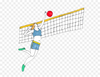 Australia Fashion Drawing Illustration - Cartoon volleyball 