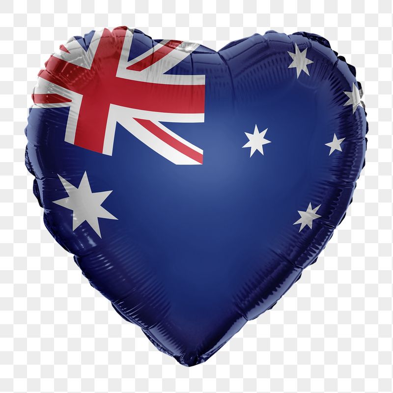 Australia flag png balloon on transparent | Free PNG - rawpixel
