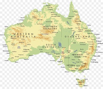 Australia Map Icon - Australia area 