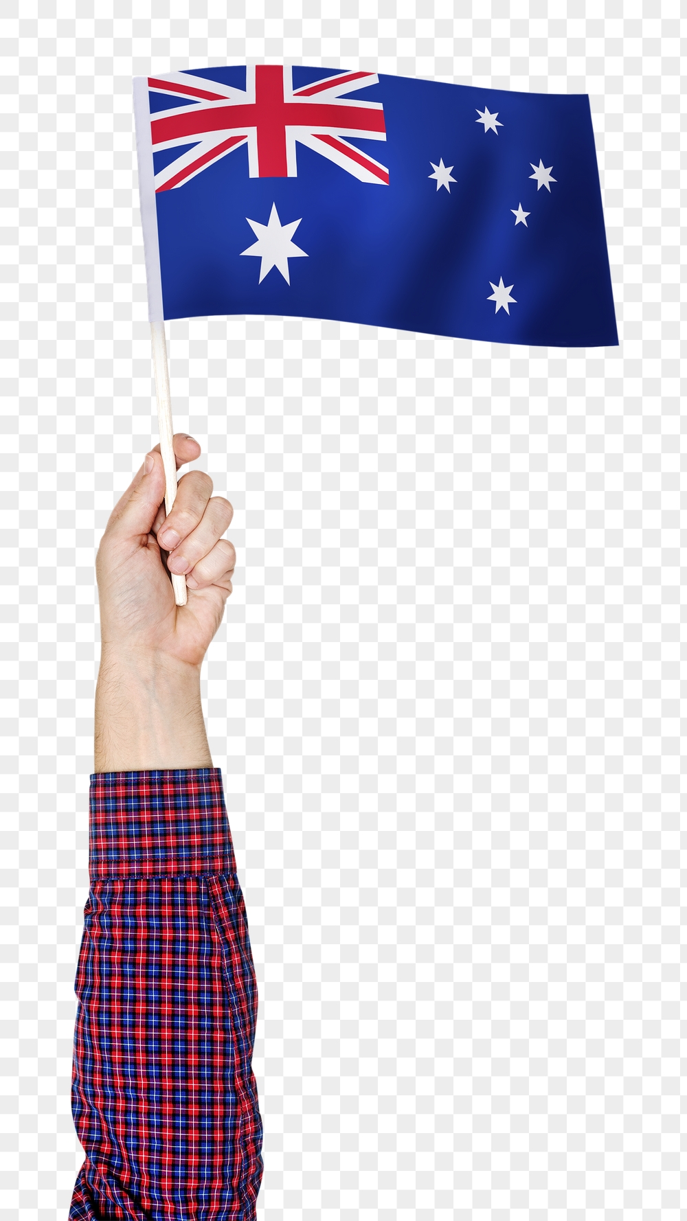 Australia's flag png in hand | Free PNG - rawpixel