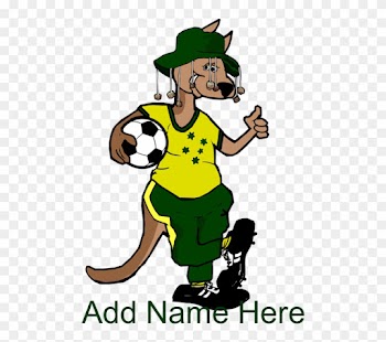 Australia Soccer Kangaroo Throw Pillow - Cafepress Queen Duvet