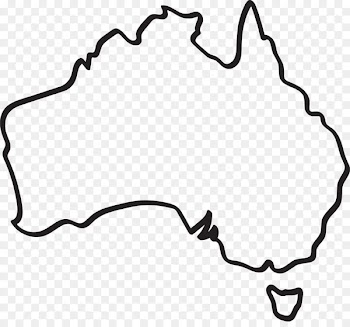 Australia Vector Map Drawing - Australia 