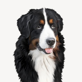 Australian Shepherd dog collage element, | Free PSD - rawpixel