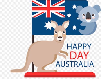 Australian Shepherd Flag of Australia Australia Day Koala - Australian Koala Kangaroo festival poster 