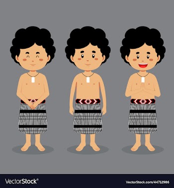 austraulian character with various expression