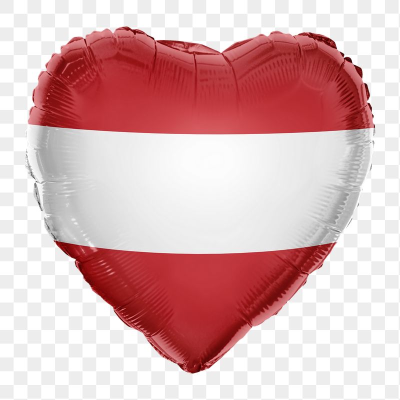 Austria flag png balloon on transparent | Free PNG - rawpixel