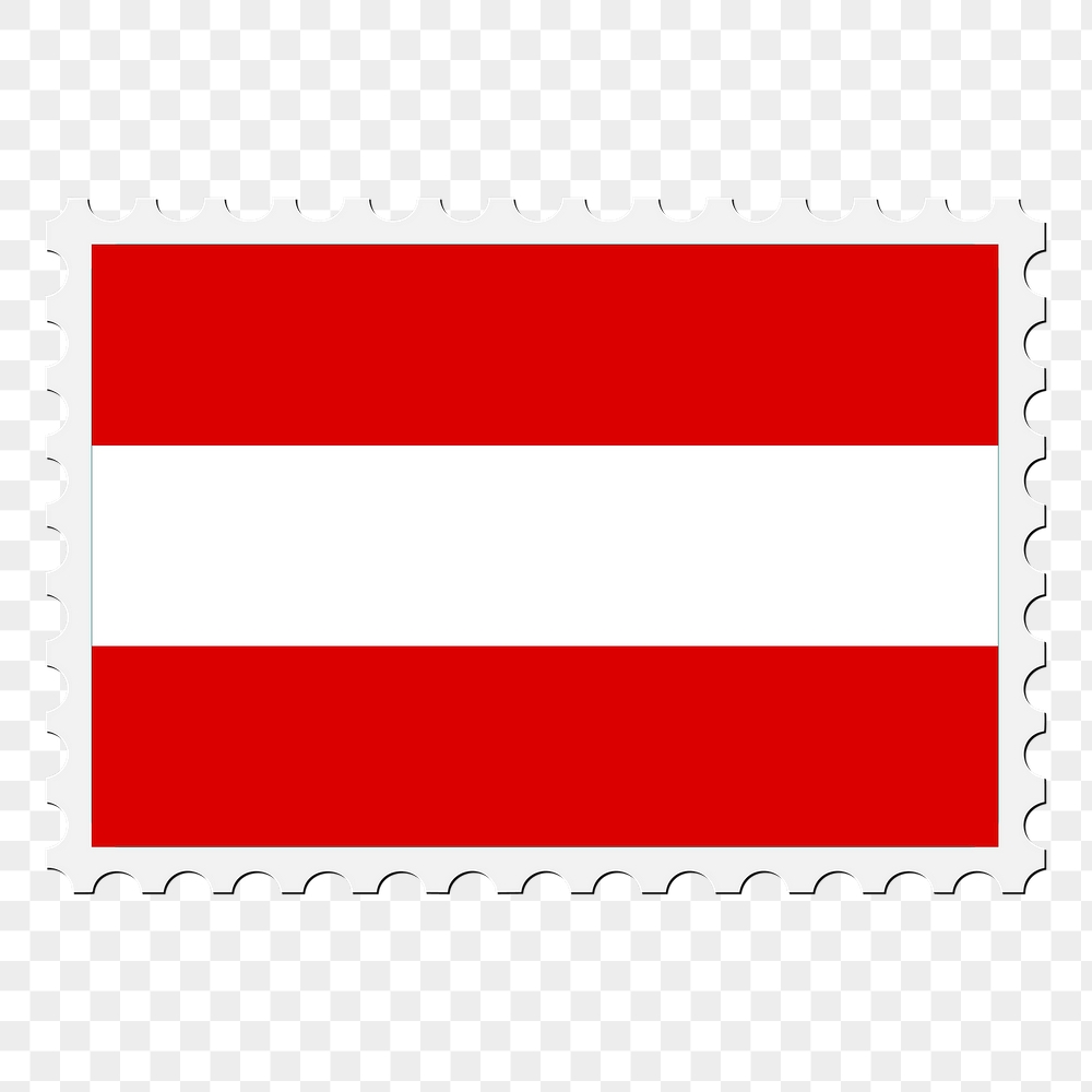 Austria flag png sticker, postage | Free PNG - rawpixel