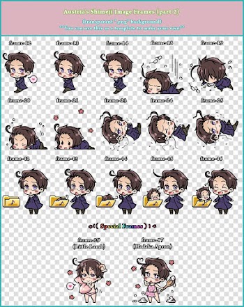 Austria Shimeji frames part , frames illustration transparent background PNG clipart