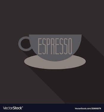 Authentic italian espresso vintage coffee poster vector image