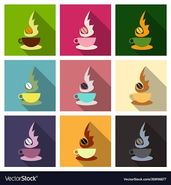 Authentic italian espresso vintage coffee poster vector image