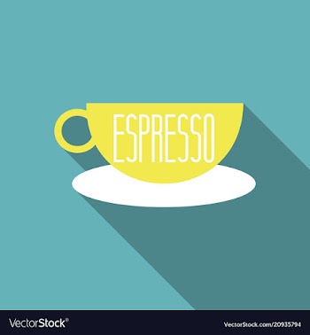 Authentic italian espresso vintage coffee poster vector image