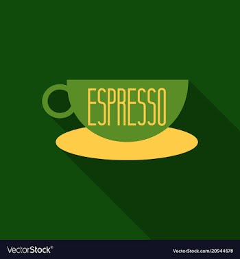 Authentic italian espresso vintage coffee poster vector image