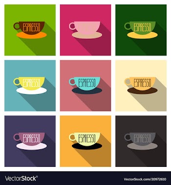 Authentic italian espresso vintage coffee poster vector image