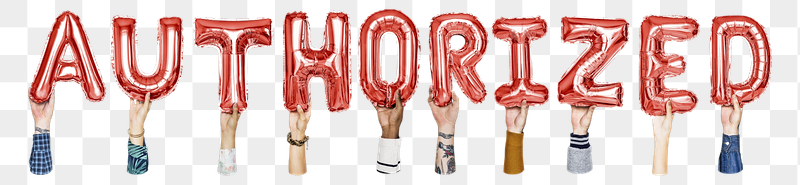 Authorized word png, hands holding | Free PNG - rawpixel
