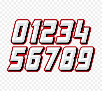 Auto racing Motorsport NASCAR Font - font design and red background 