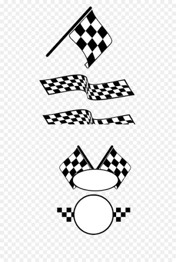 Auto racing Racing flags - Vector,Cartoon,pattern,Racing car,banner 