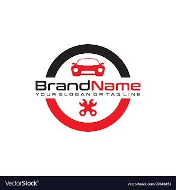 Automotive logo design for automotive companies vector image
