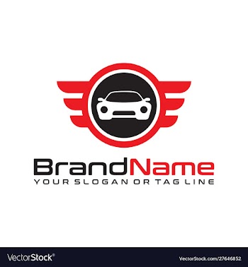 Automotive logo design for automotive companies vector image