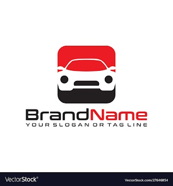 Automotive logo design for automotive companies vector image