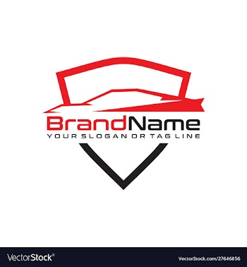 Automotive logo design for automotive companies vector image