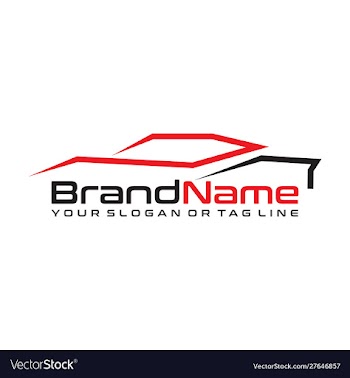 Automotive logo design for automotive companies vector image