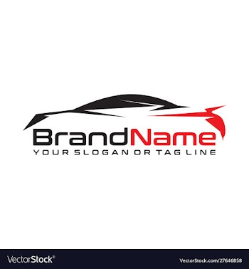 Automotive logo design for automotive companies vector image