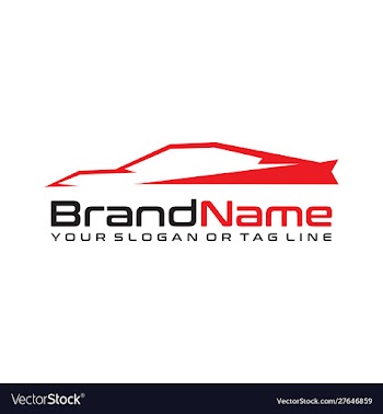 Automotive logo design for automotive companies vector image