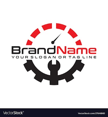 Automotive logo design for automotive companies vector image