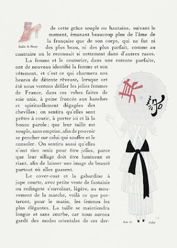 Autours Simples (1915) fashion illustration in high resolution by George Barbier. Original from The Rijksmuseum. Digitally enhanced by rawpixel.