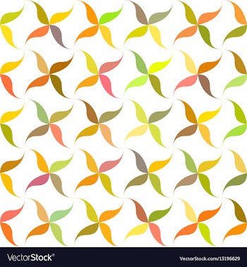 Autumn abstract leaf pattern background design vector image
