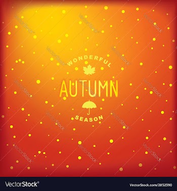 Autumn background vector image