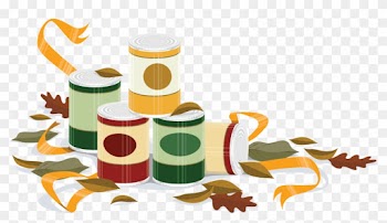 Autumn Christian Cliparts - Canned Food Drive Clip Art