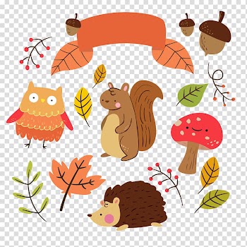 Autumn Cuteness , autumn transparent background PNG clipart