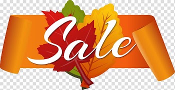 Autumn discount sale transparent background PNG clipart