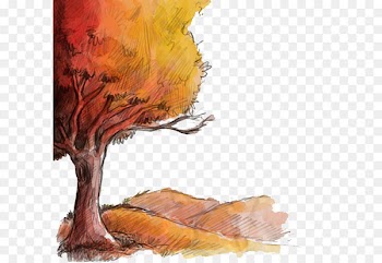 Autumn Drawing Euclidean vector - Fall tree 