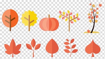 Autumn Euclidean , Autumn leaves transparent background PNG clipart
