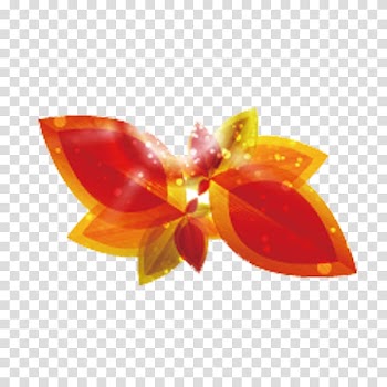 Autumn Euclidean Leaf , Colorful autumn leaves transparent background PNG clipart